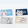 GZ Korean Creative File Bag first met the file bag big mouth, a kawa cat lovely you B6 zipper