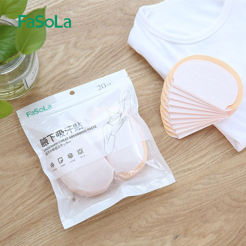 Fasola disposable armpit sweat-absorbing patch summer ultra-thin breathable armpit sweat-absorbing patch deodorant antiperspirant pad