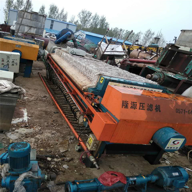 转让二手80平方厢式压滤机 板框压滤机 上海大张压滤机