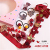 Children's hair stick, small cute hair accessory, universal hair rope, hairgrip, set, Korean style