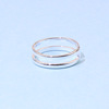 Jewelry, fresh ring, Japanese and Korean, simple and elegant design, on index finger, internet celebrity
