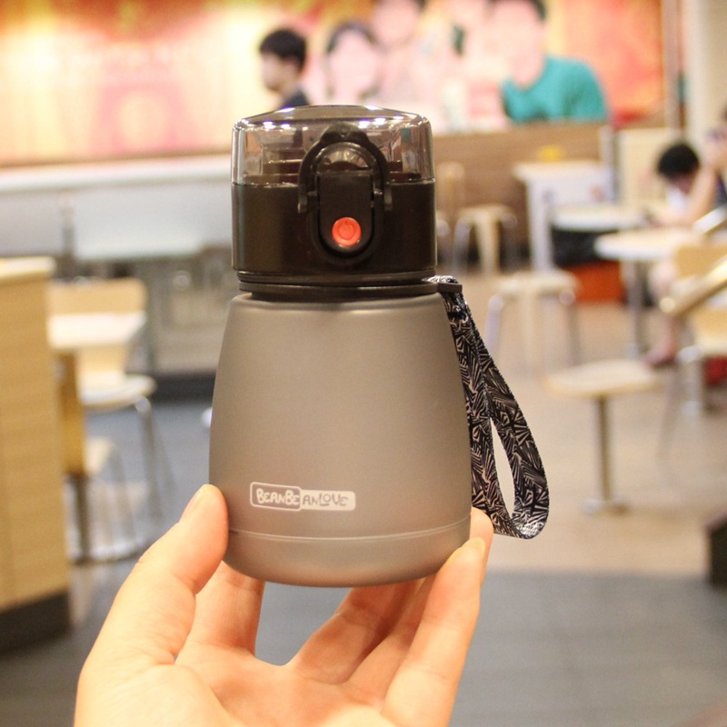 韓國塑料杯炫彩布丁運動吸管杯豆豆樂水杯太空杯學生隨手杯子便攜