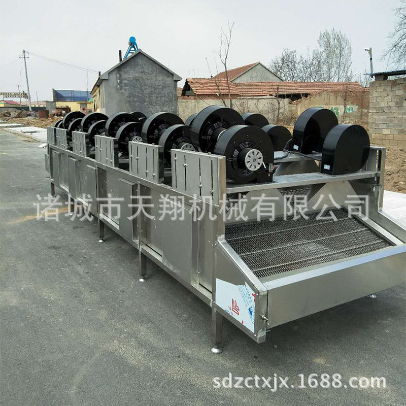 果蔬清洗风干机 包装袋去污风干除水设备 食品软包装翻转式烘干机