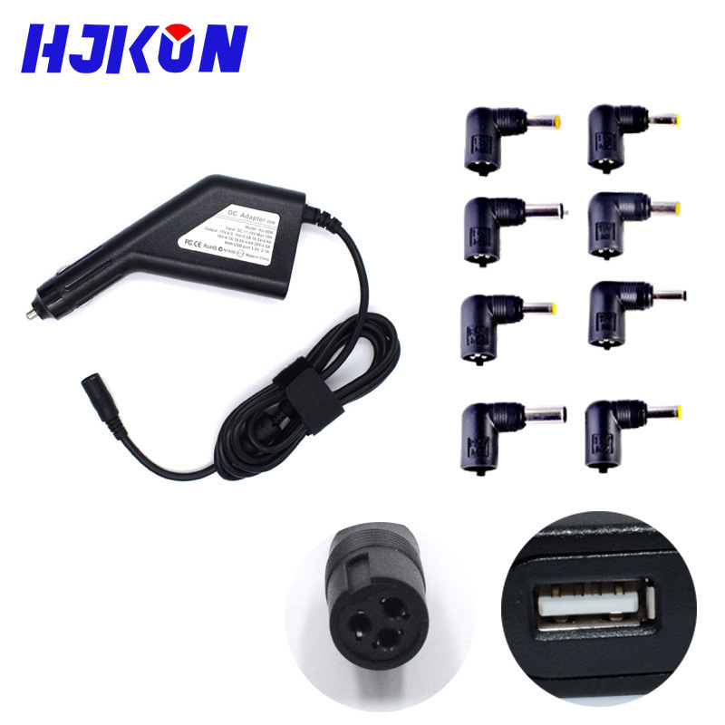 Multi-adapter 90W car automatic voltage identification intelligent laptop power adapter charger
