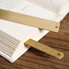 15 cm 12 cm brass deeper described ruler portable retro bookmark ruler office supplies Student stationery