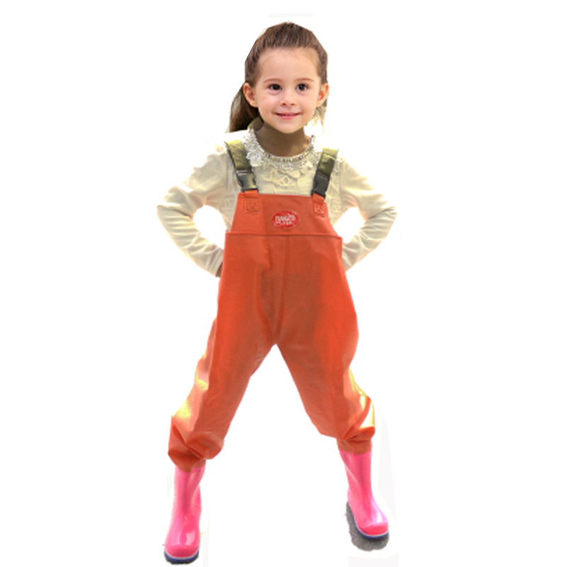 오렌지 핑크 부츠