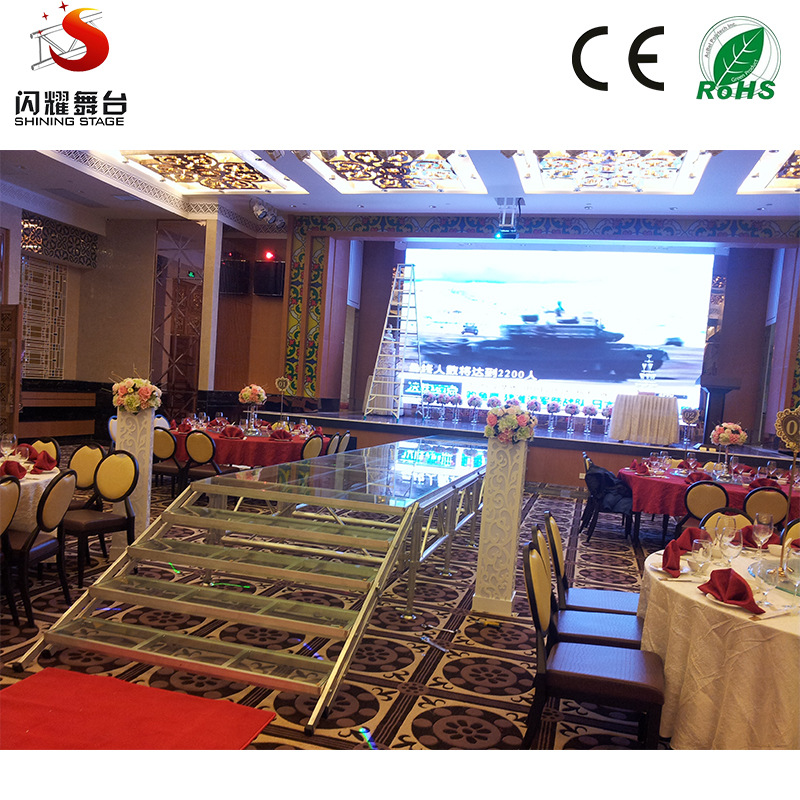 厂家批发铝合金可调节高度拼装舞台、折叠舞台、可移动舞台