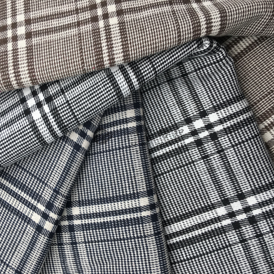 小西装 千鸟格面料 全棉色织 2018新款 厂家直销 现货供应