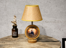 影楼台灯礼品相框 小熊台灯影楼 活动礼品台灯田园风格