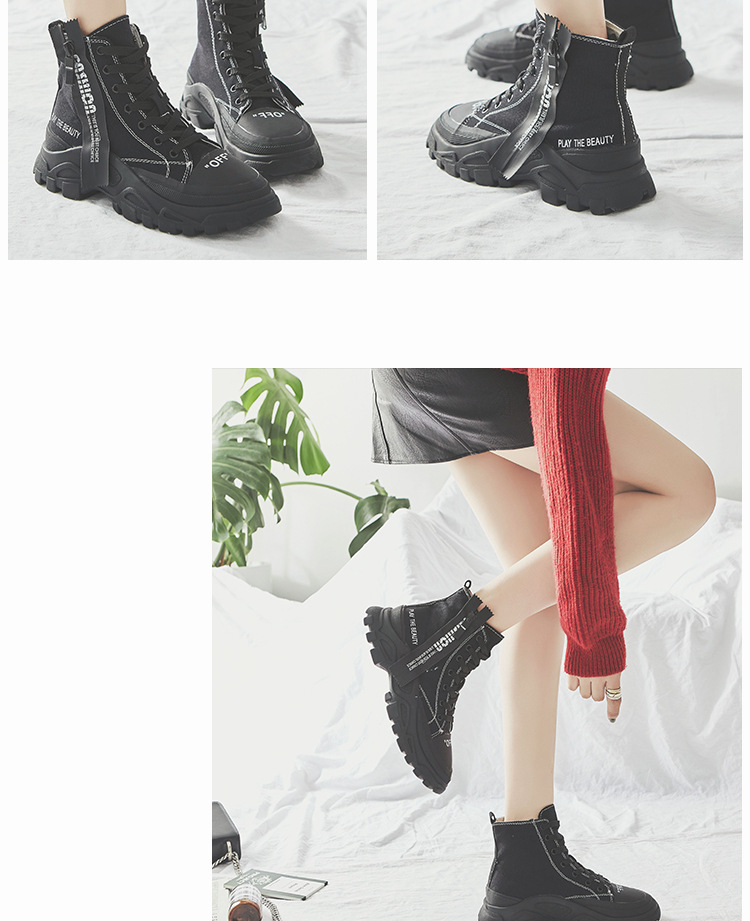 Bottes femme en Toile - Ref 3354832 Image 12