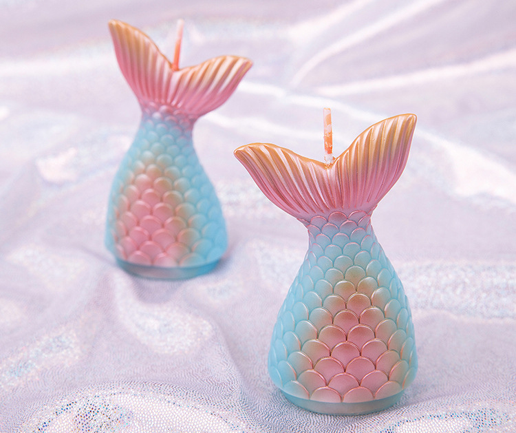 Birthday Fish Tail Wax Birthday Candle display picture 4