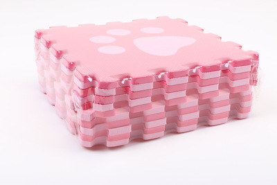 EVA米奇-脚印防滑跆拳道专用地垫运动环保泡沫地垫加厚拼接舞蹈垫|ru