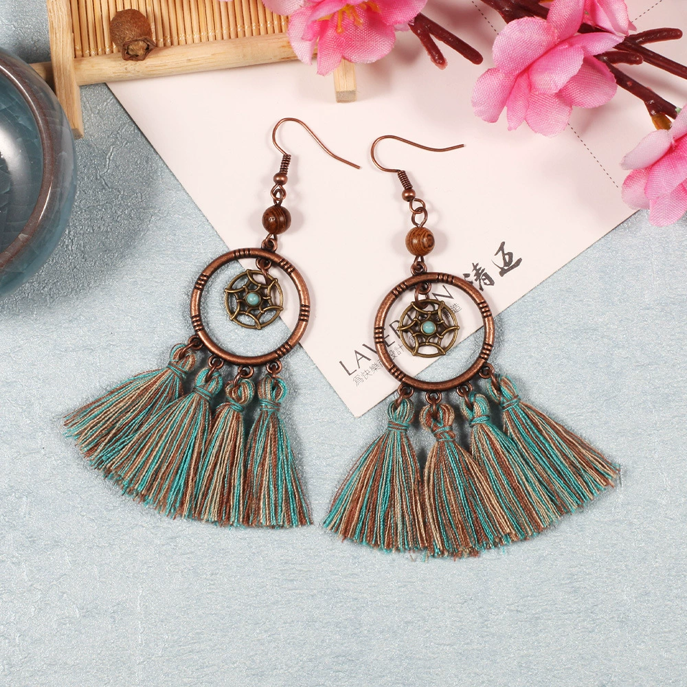 Fresh universal earrings, boho style