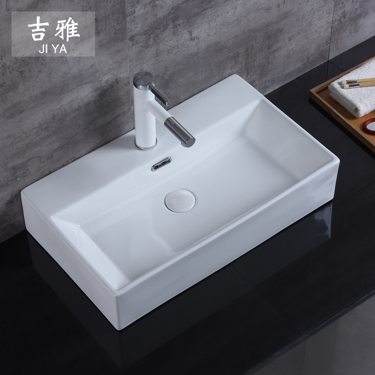 Jiya baño al por mayor mesa de cerámica Cuenca del hotel casa cuenca baño lavabo Cuenca del arte 211