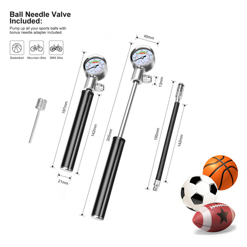 Bicycle tool set disassembly and repair tire repair tool set repair mountain bike pump pressure gauge