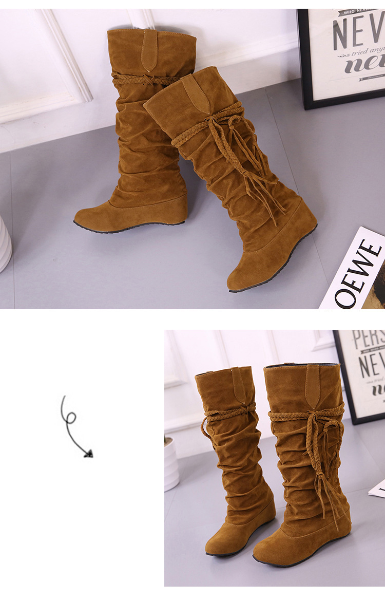 Bottes femme en Daim - Ref 3354693 Image 18