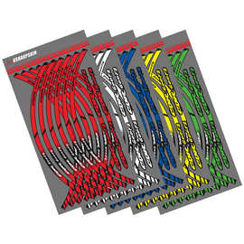 摩托车贴纸 适用本田 CBR600 F2专用轮圈 钢圈贴 反光贴花 轮毂贴