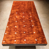 Большой стол из массива дерева Бахуа, журнальный чайный столик из бревен красного дерева, обеденный стол, стол из орехового дерева, стол Окан, стол из дерева с куриным крылышком