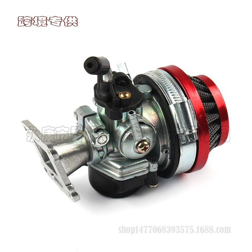 Мини-мотоцикл велосипед 37 водяное охлаждение 50 80cc модифицированный двух-распылительный двигатель карбюратор пустая фильтрация воздухопровод