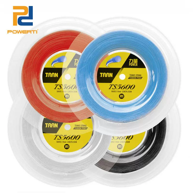 Одна пластина taantaiang Теннисная ракетка линия большая пластина линия полиэстер линия жесткая линия 200 м 1,15 мм TS5600