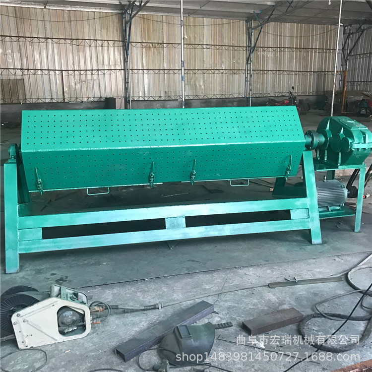 六角滚筒抛光机 滚筒抛光机 金属配件除油机现场发货视频