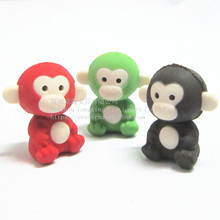 Ƥ( ͯ׽Re3DȤζƴb monkey erasers