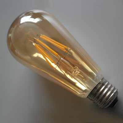 科普佳品牌直销ST64茶色灯泡 爱迪生复古茶色灯泡|ms