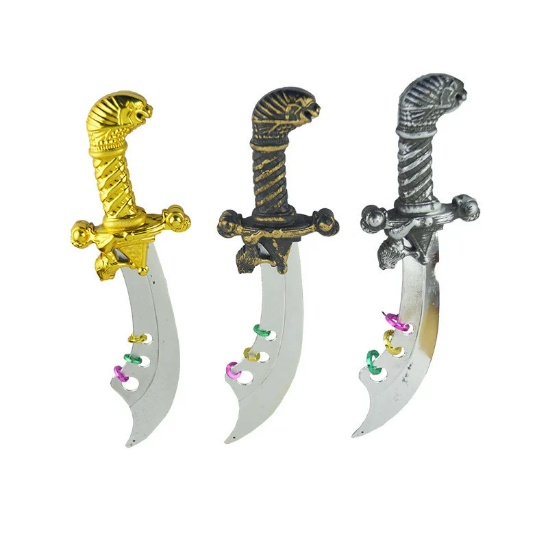 Plastic toy, sword, cutting die, minifigure