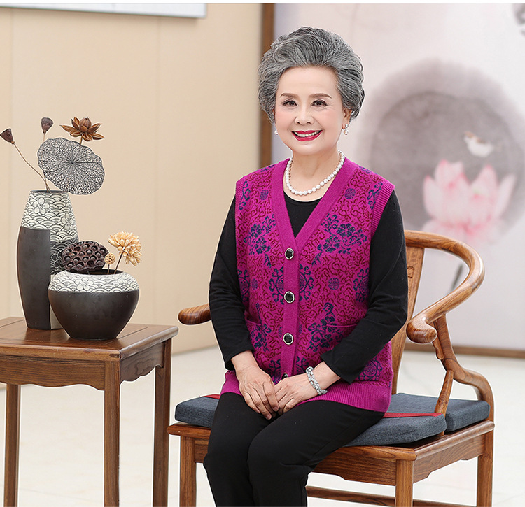 Gilet femme MOUTON ROUGE en Tricot - Ref 3317913 Image 17