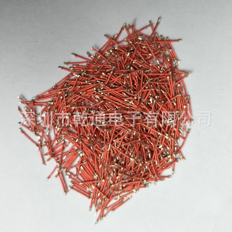 现货插针过桥线 耳机单元焊接线 连接线 无氧铜漆包线 连接线