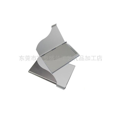 direct deal supply Fair Aluminum Stainless iron Metal Card case N007 (chart) machining customized wholesale