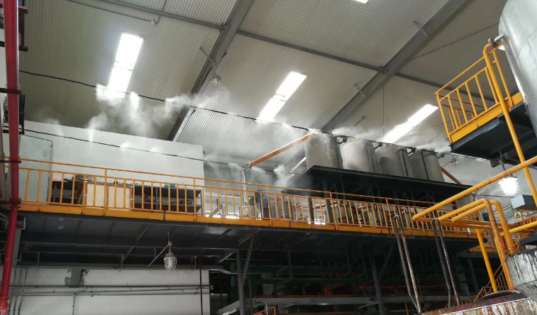 搅拌站 矿山 化工厂等喷雾抑尘 通风降温 微雾降温 除味降尘