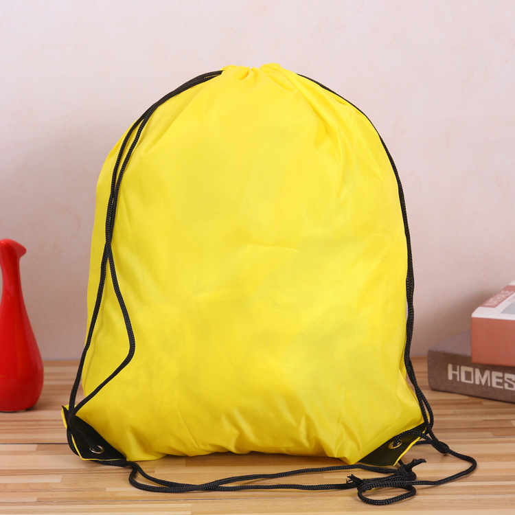 供应涤纶束口袋牛津布袋定做尼龙抽绳拉绳袋涤纶背包袋定制