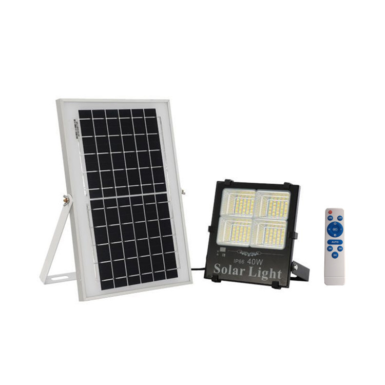 IP65 outdoors waterproof Double color LED solar energy Cast light Courtyard Timing Light memory 120W 200W