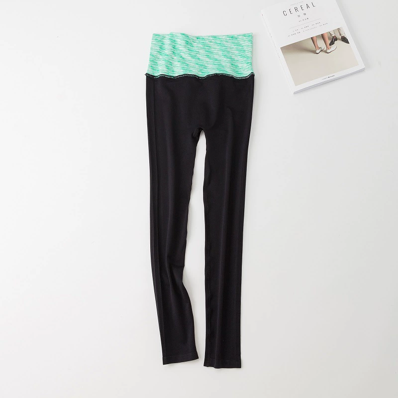 A242 Clearance Women's Sports Yoga Pants Segment Dyed Waist Hem Moisture Wicking Quick Drying