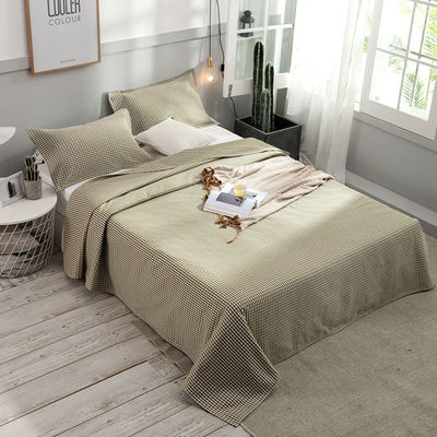 亚麻凉席三件套夏天亚麻床席1.8m床双人单人折叠空调席子透气吸汗