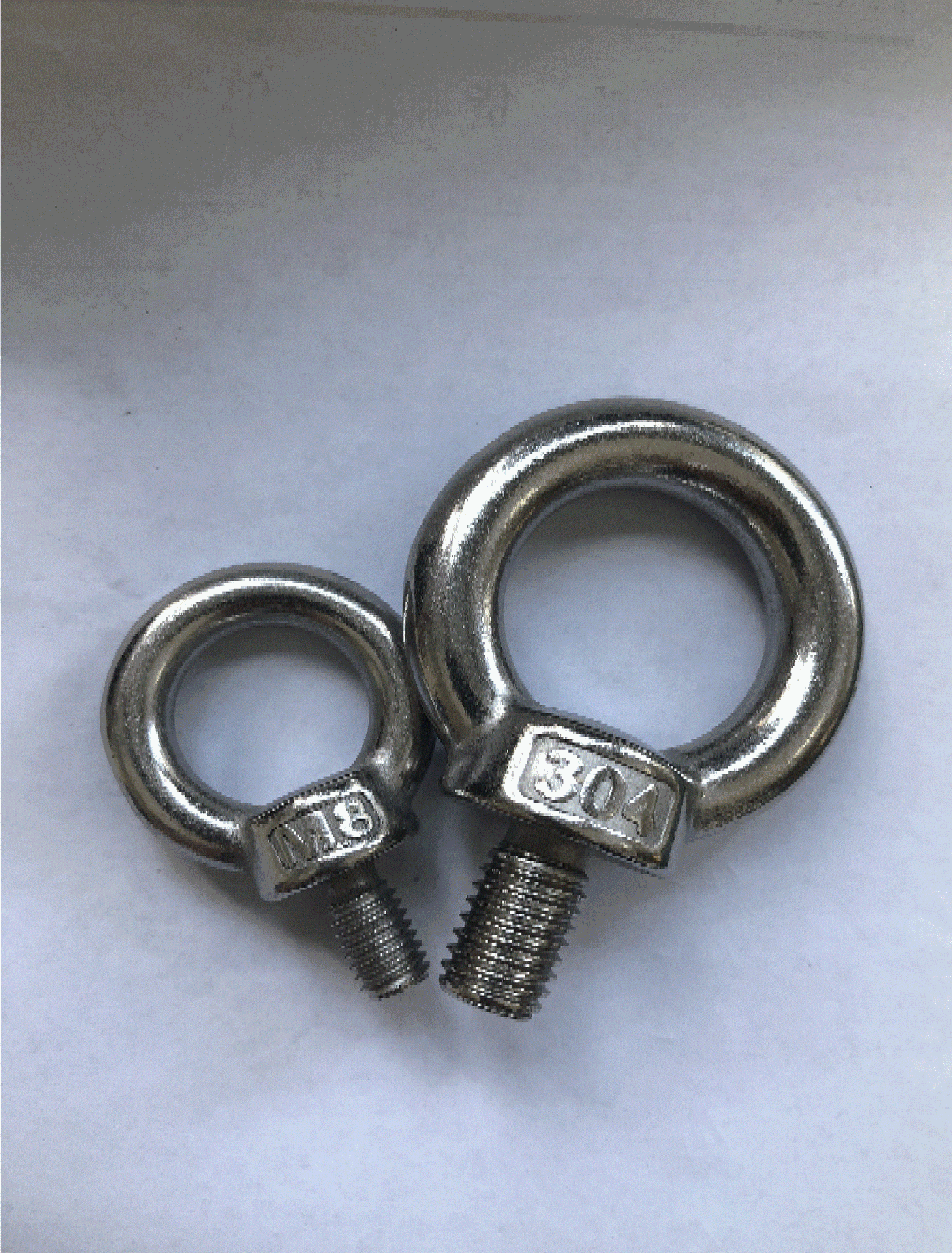 304不锈钢吊环螺丝 加长吊环螺栓 环形起重吊环螺钉