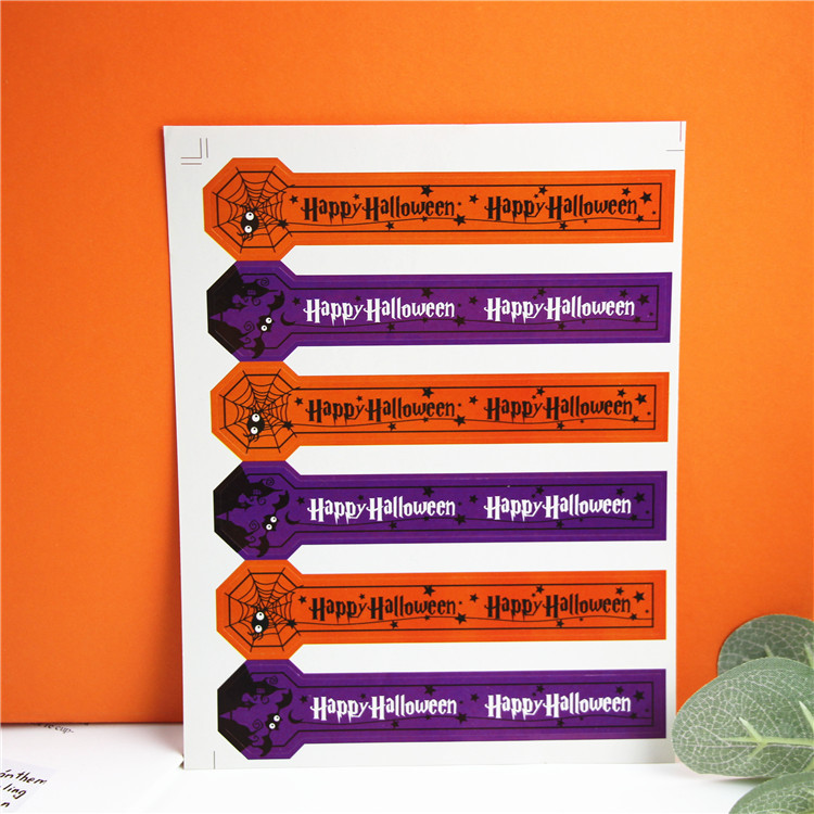 Halloween Strip Creative Seal Sticker display picture 2