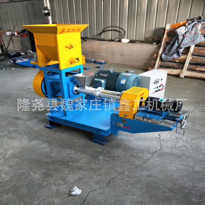 70型宠物饲料膨化机 全自动猫粮饲料膨化机 狗粮制作机