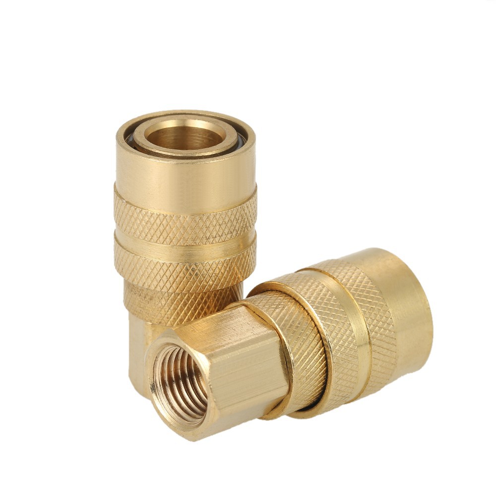 供应美式1/4NPT快速接头铁镀铜