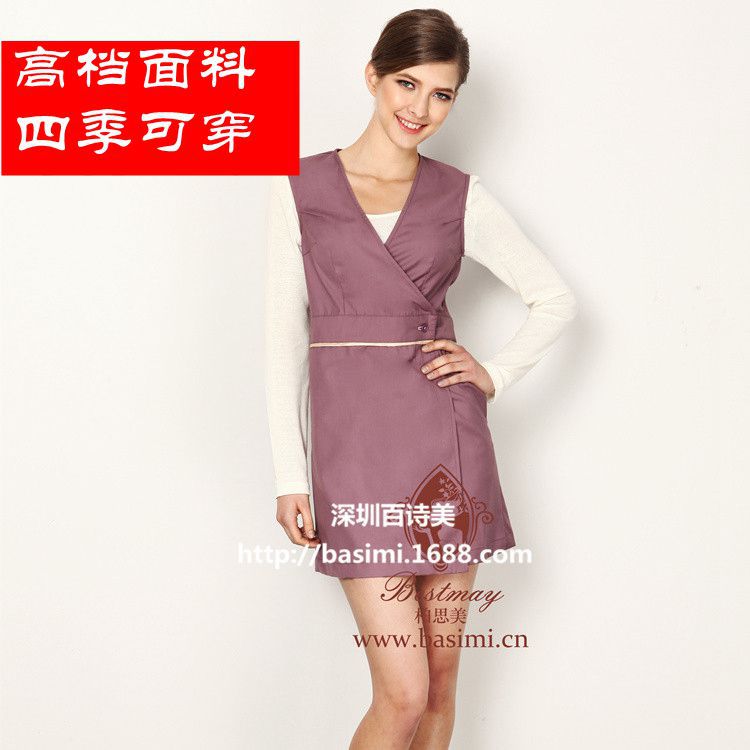 美容师工作服女美容院按摩院服装批发中医养生理疗服按摩服高档 阿里巴巴