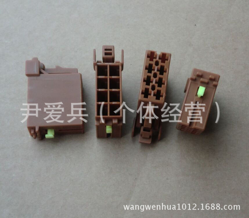 国产棕色8孔 8P 8芯 连接器接插件 962191-1 357 035 447A-阿里巴巴