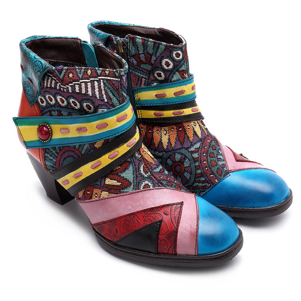 Bottes femme en En cuir - Ref 3354816 Image 14