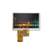 4.3寸屏 480*800分辨率 超宽视角IPS 可带电阻和电容触摸 工控LCD