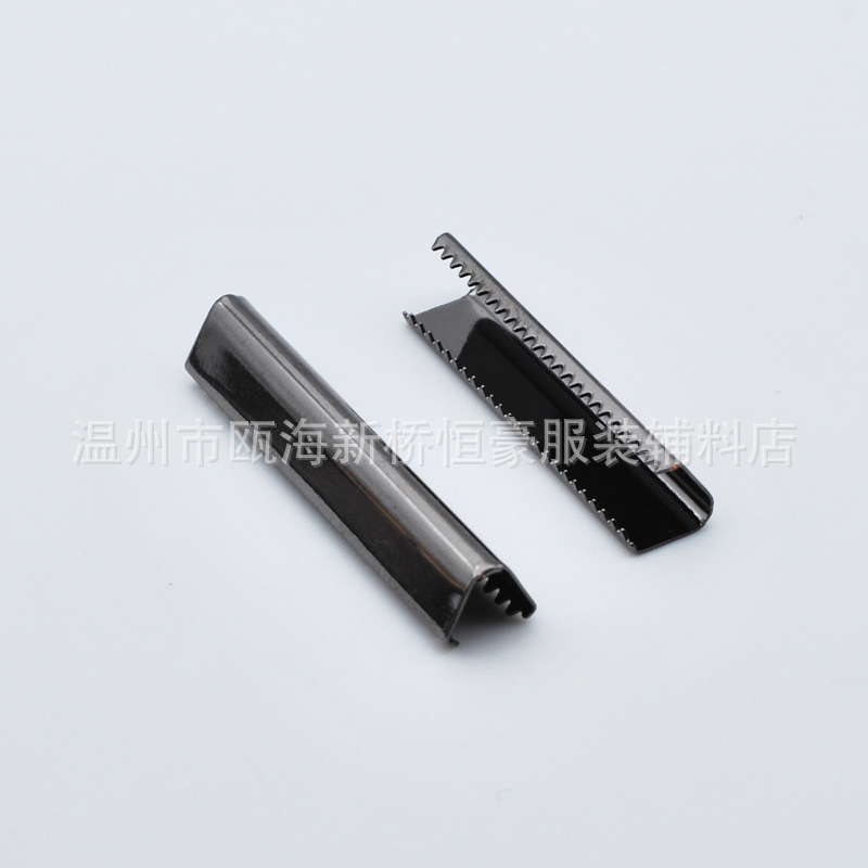 Clip de cola de diente fino de metal de fábrica colgando clip de cola de cuero de cobre plateado accesorios de ropa cinta clip de hierro cinturón clip de cobre