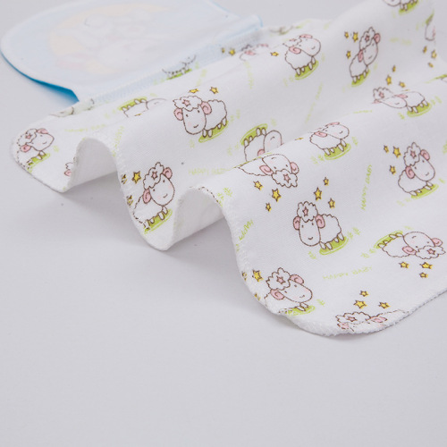 Love Poem Miao Baby Backing Towel 4-layer 100% Cotton Gauze Sweat Absorbent Towel  New Product Cartoon Print Baby Supplies