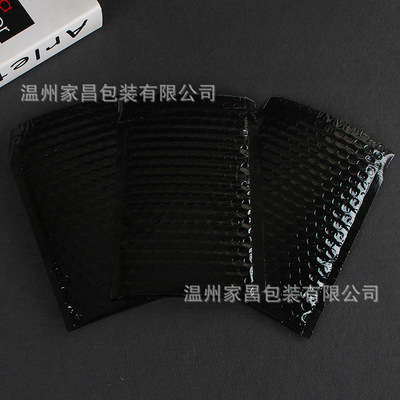 黑色镀铝膜气泡信封袋 加厚泡沫袋 防震防压物流快递袋定制批发|ms