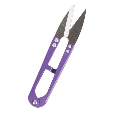 Wholesale Plus Lining Shears, High-Quality Cross-Stitch Scissors, U-Shaped Small Scissors, Home Thread Scissors, High-Carbon Yarn Cutters