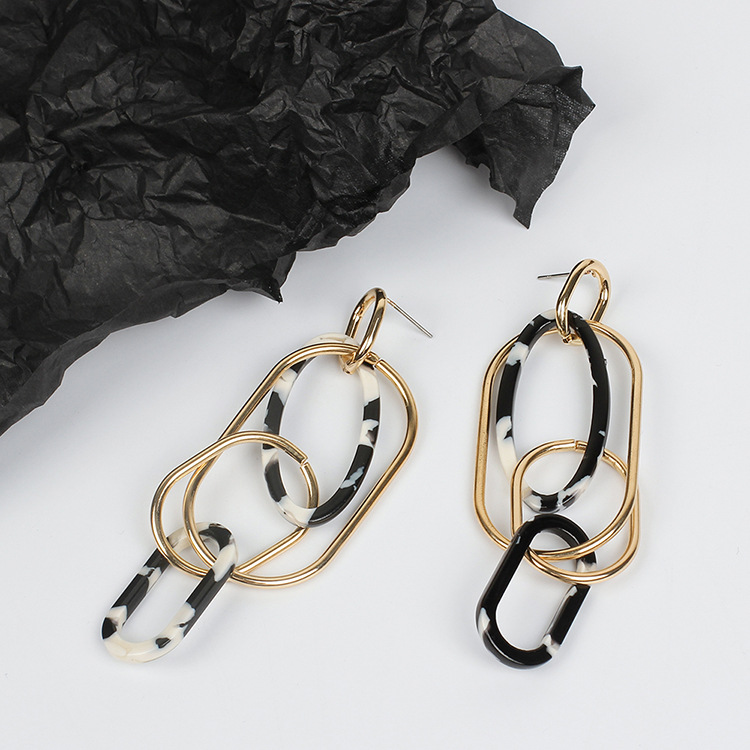 Travel Occasion Retro Geometric Arylic No Inlaid Earrings
