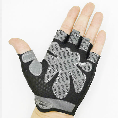 Fitness gloves for women, dumbbell exercises, cycling, anti-slip, breathable, thin, sun protection gloves, half finger, spring and summer